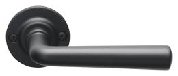 Купить TIMELESS 1925GRR50 NM дверные ручки на розетке черный сатинированный (RAL9004) по цене 15960 руб