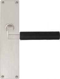 Изображение продукта TIMELESS 1930XLMPSFC NSEB дверные ручки на пластине никель сатинированный/эбеновое дерево