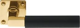 Изображение продукта TIMELESS 1930XLMRV45 OLEB дверные ручки на розетке латунь нелакированная/эбеновое дерево
