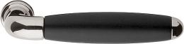 Изображение продукта TIMELESS 1932-ZR NLEB дверные ручки на розетке никель глянцевый/эбеновое дерево