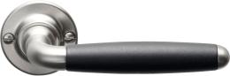 Изображение продукта TIMELESS 1932XLGRR50 NSEB дверные ручки на розетке никель сатинированный/эбеновое дерево