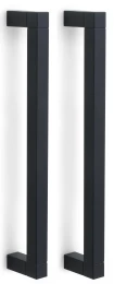 Перейти к просмотру продукта SQUARE JB320 PA NM ручки-скобы черный сатинированный (RAL9004)