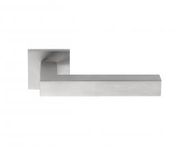 Изображение продукта SQUARE LSQ1-G IN дверные ручки на розетке сталь сатинированная