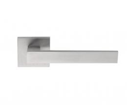 Изображение продукта SQUARE LSQ2CB IN дверные ручки на розетке сталь сатинированная